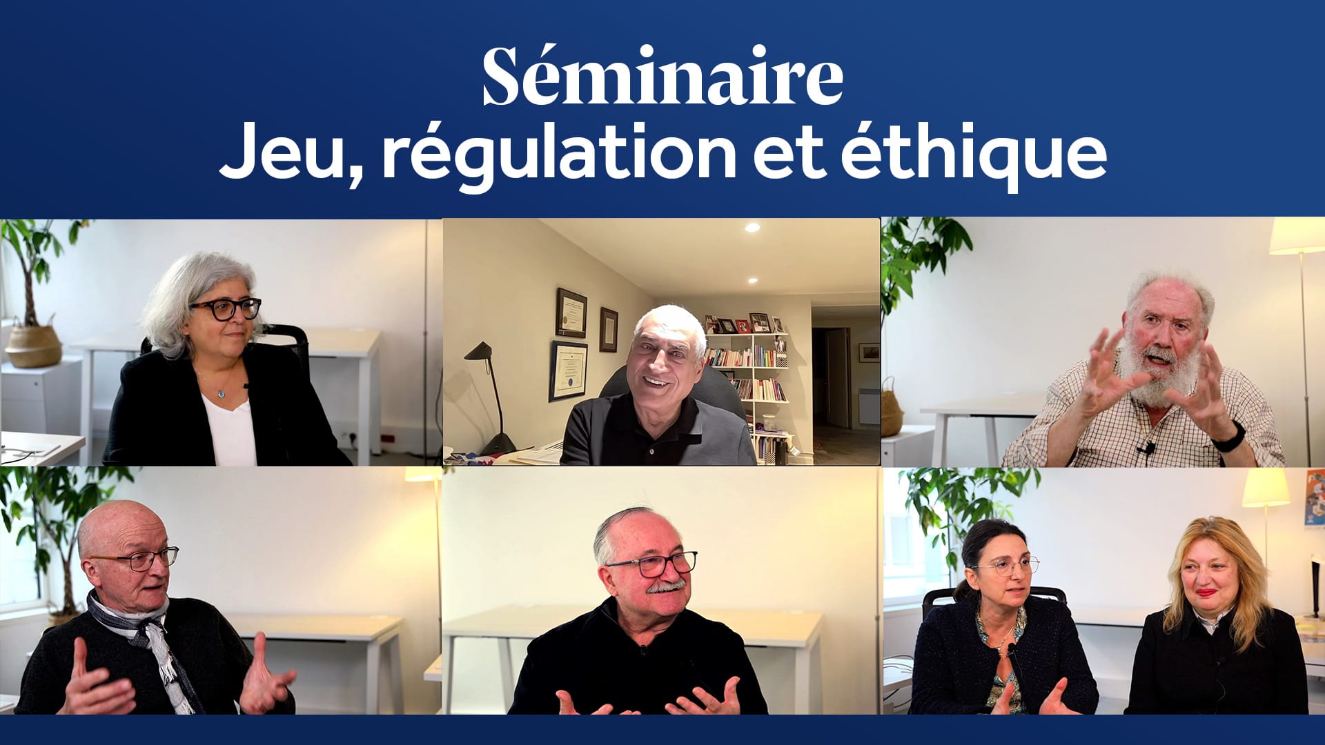 Retrouvez les 5 premières sessions du séminaire «Jeu, régulation et éthique»