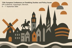 EASG 2026 : 15e conférence européenne sur l'étude des jeux d'argent et les politiques de régulation