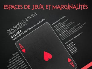 Espaces de jeux et marginalités - jeudi 9 avril 2026