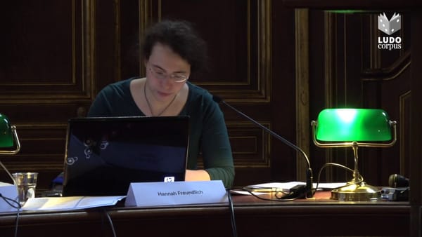 Hannah Freundlich - Colloque Rencontres autour du jeu - 11 octobre 2019